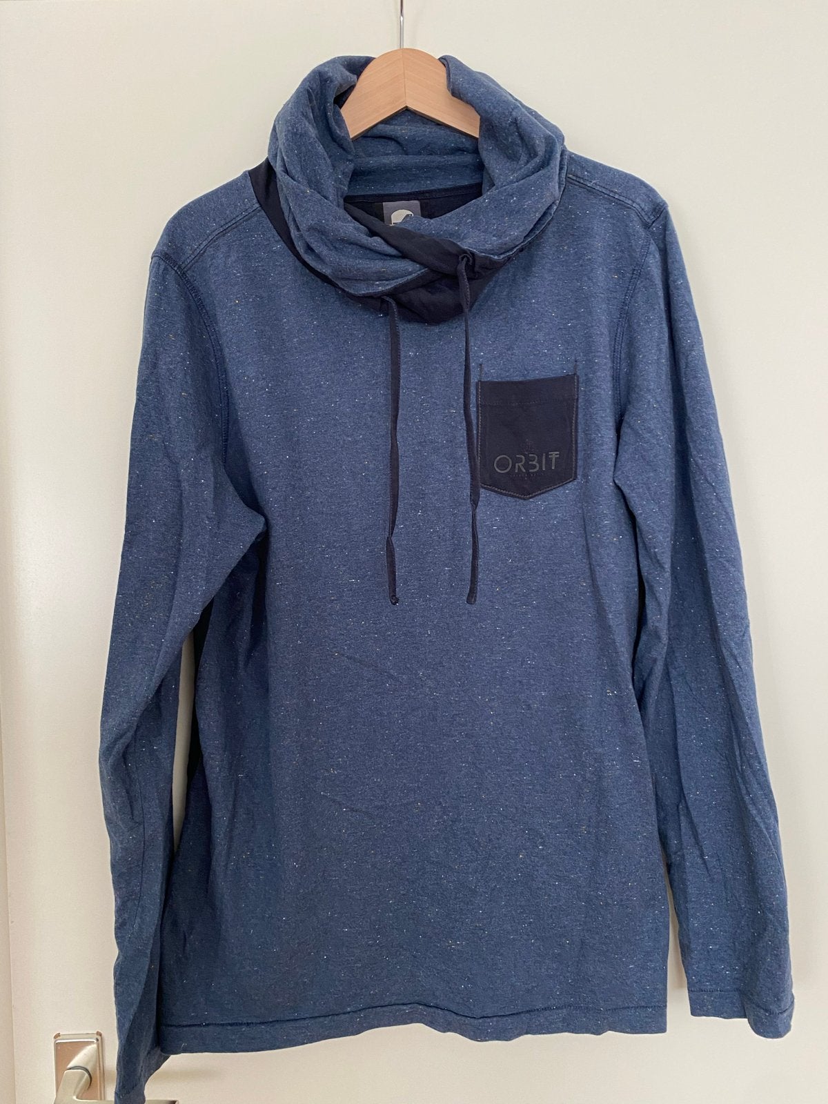 Orbit heren trui met col - Maat L, Ophalen of Verzenden, Zo goed als nieuw, Maat 52/54 (L), Blauw
