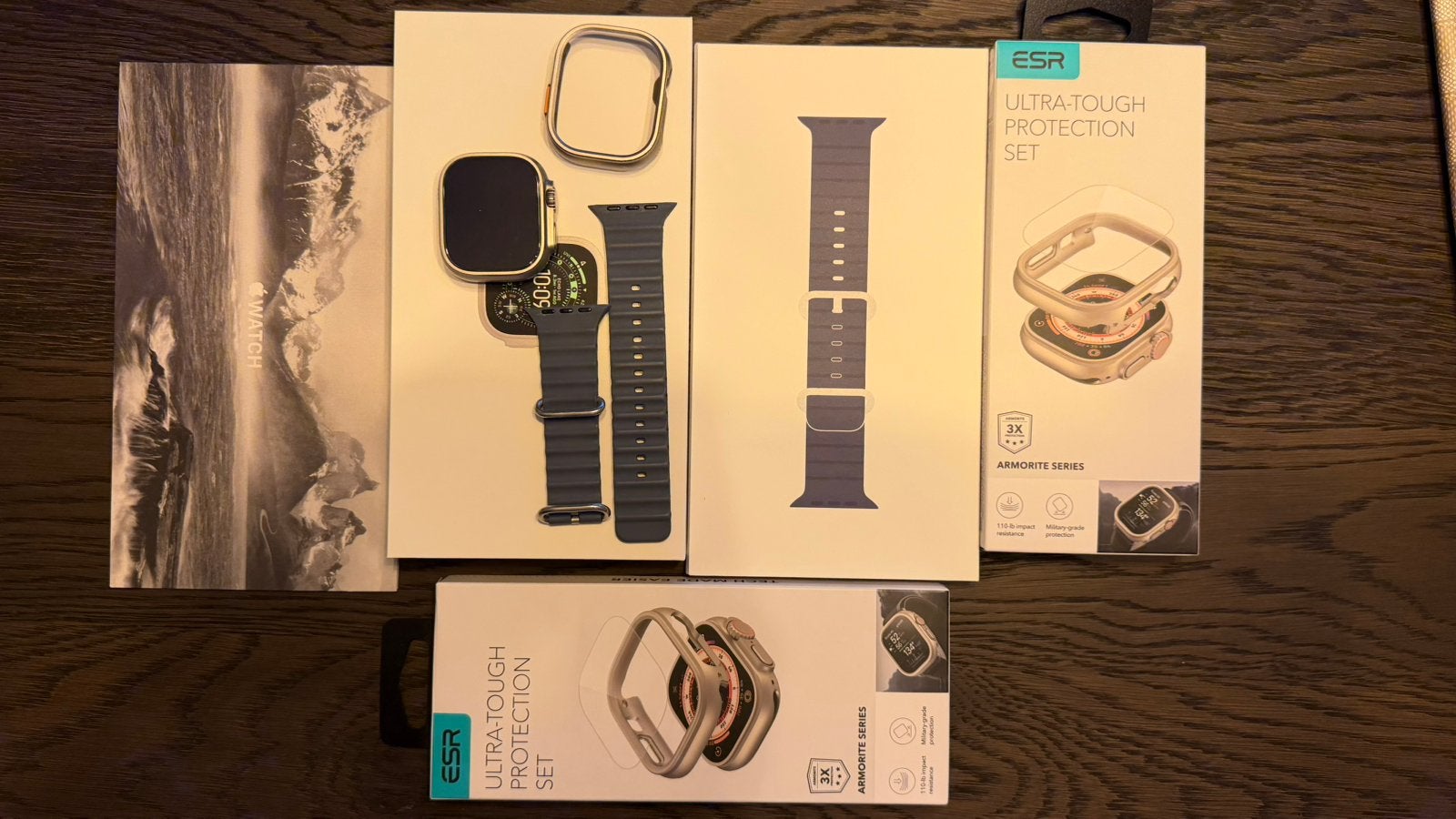 Apple Watch Ultra 3 49mm Natural Titanium Ocean Band ZGAN!, Sieraden, Tassen en Uiterlijk, IOS, Ophalen of Verzenden, Zo goed als nieuw