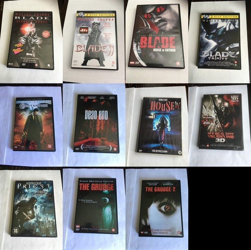horror dvd 12 stuks collectie diverse partij, Alle leeftijden, Ophalen of Verzenden, Zo goed als nieuw, Overige genres