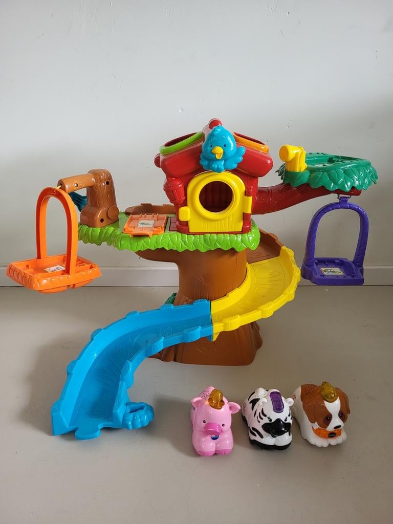 Vtech Boomhut met dieren, Ophalen, Zo goed als nieuw, 6 maanden tot 2 jaar