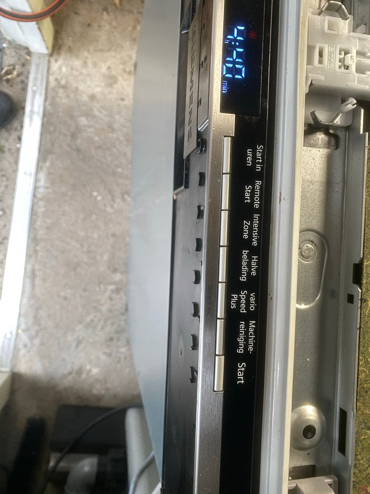 Siemens SN63HX01AN/51 Inbouw vaatwasser  kd 04-2025, Ophalen, Gebruikt, 60 cm of meer, Eco programma