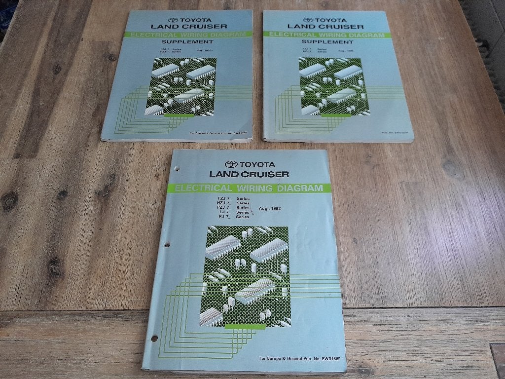 WERKPLAATSHANDBOEK Electrische Schema's - TOYOTA LANDCRUISER, Verzenden