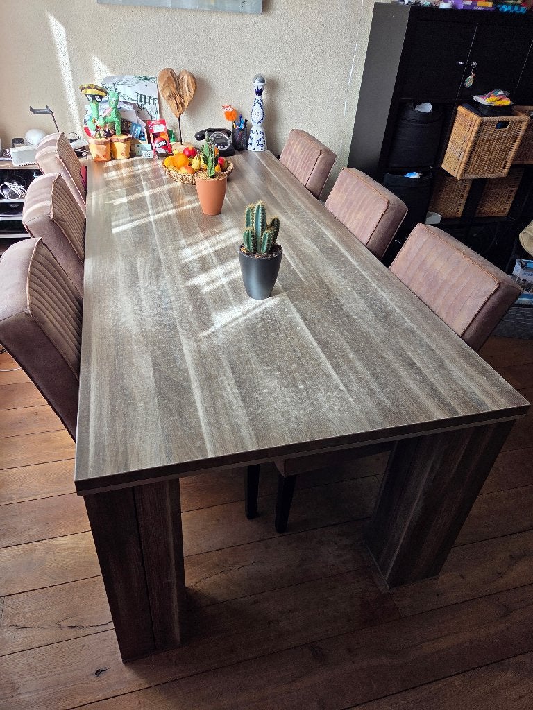 Complete woonkamer meubelset, Ophalen, Gebruikt, 4 tot 6 stoelen