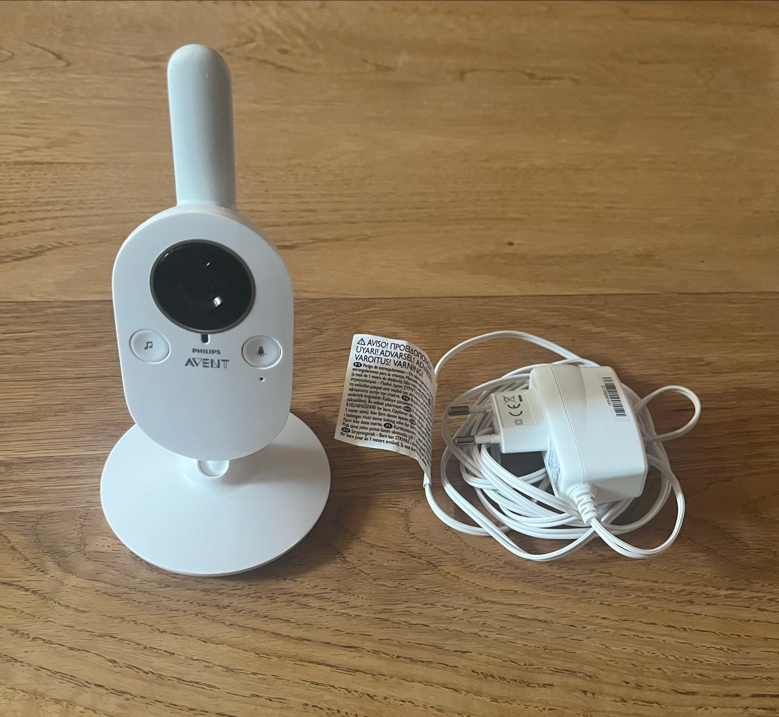 Philips Avent Camera met adapter, Kinderen en Baby's, Babyfoons, Ophalen of Verzenden, Gebruikt, 100 tot 250 meter, Camera