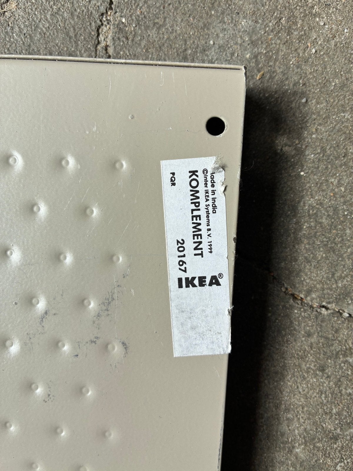 IKEA KOMPLEMENT Plank voor PAX kledingkast, Ophalen, Gebruikt