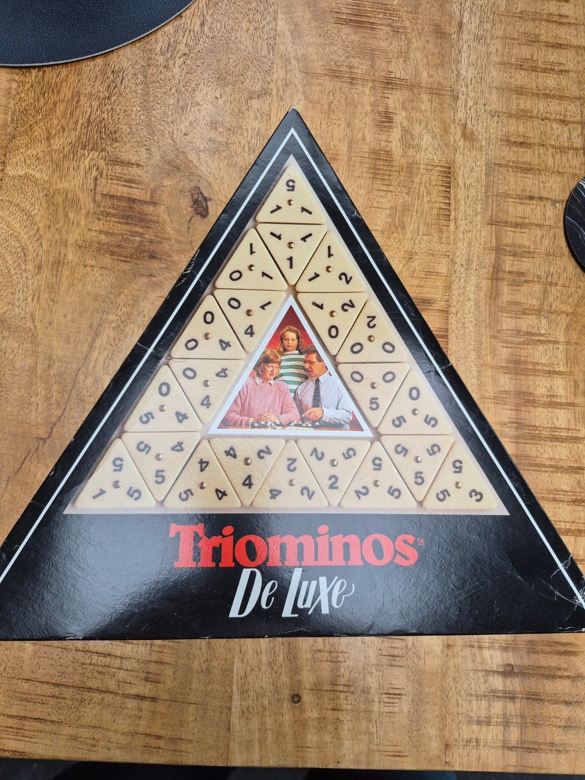 Triominos De Luxe Gezelschapsspel, Drie of vier spelers, Ophalen, Gebruikt, Goliath
