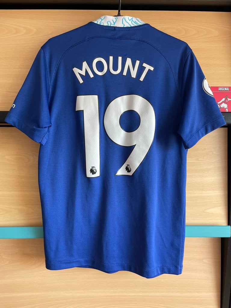 Mount #19 Chelsea FC Nike Voetbalshirt Maat S 22/23 Home, Blauw, Nike, Ophalen of Verzenden, Zo goed als nieuw