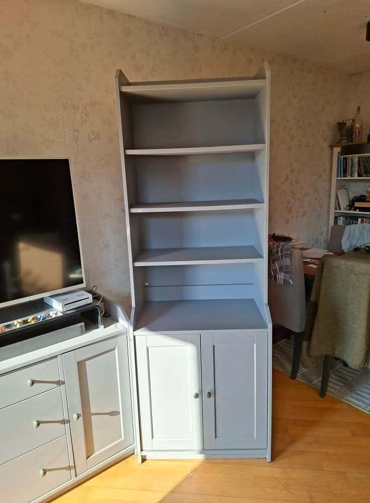 Ikea Hauga grijs, Ophalen, Strak, Gebruikt, Overige houtsoorten