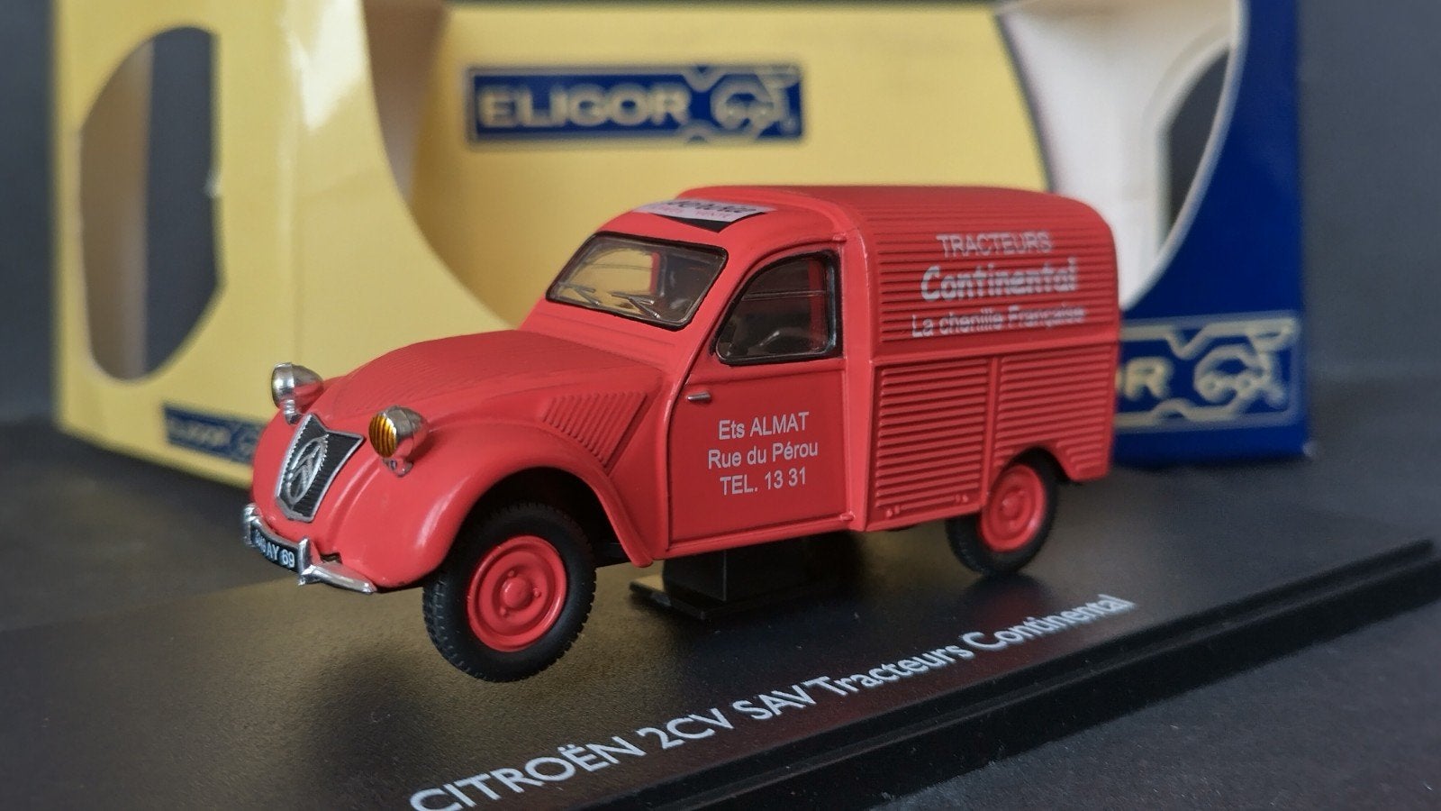Citroen 2cv Sav Tracteurs Continental 1:43 Eligor Pol, Overige merken, Auto, ., Nieuw