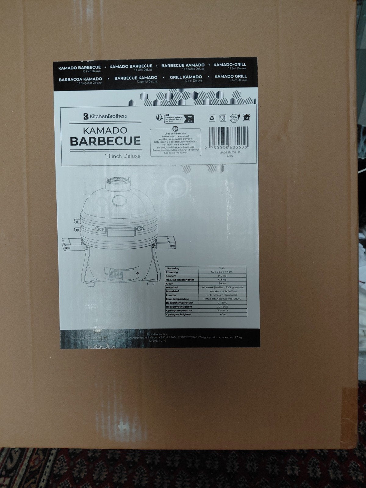 Barbeque, Ophalen, Nieuw