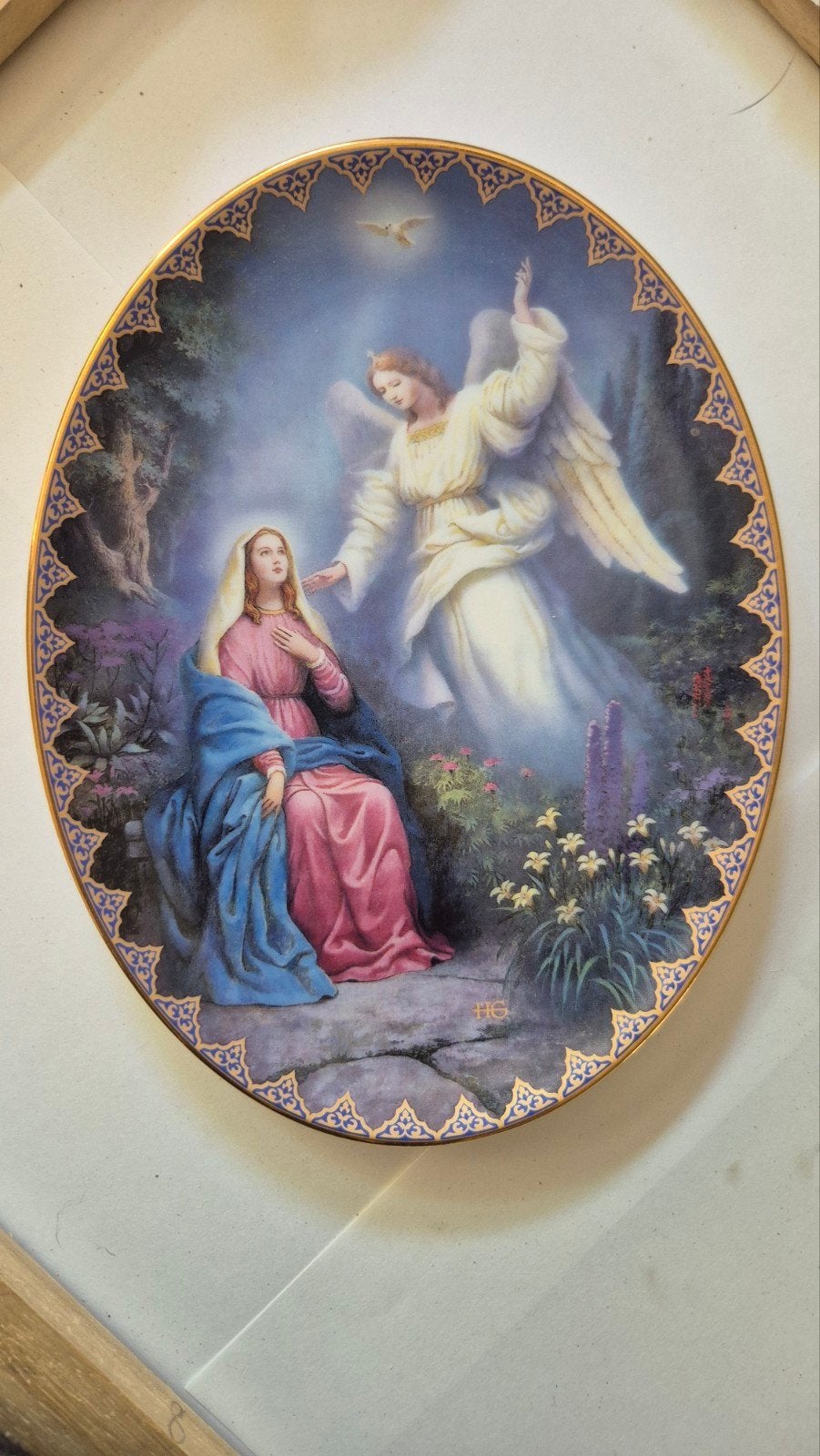Bradford Exchange "The Annunciation" sierbord, Ophalen of Verzenden