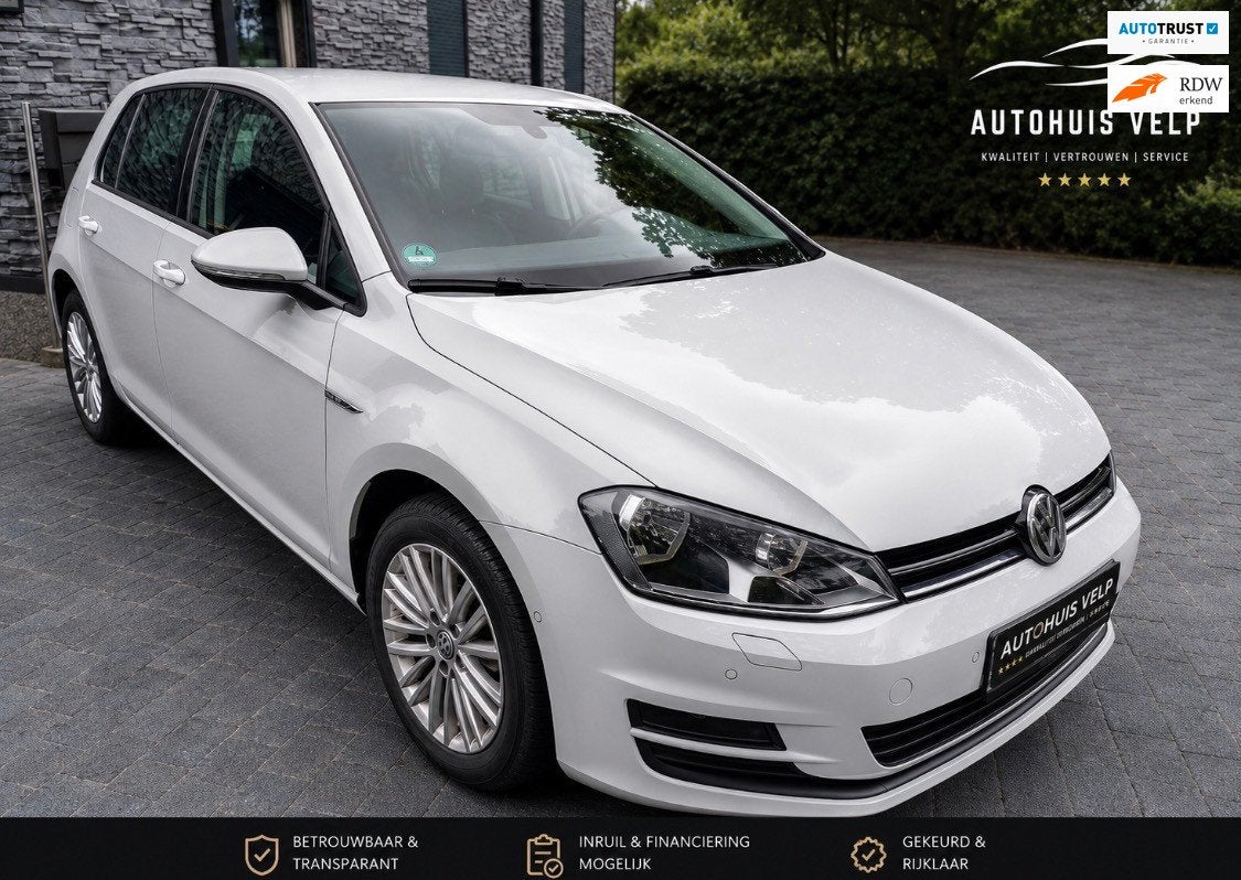 Volkswagen Golf 1.2 TSI CUP Edition, Auto's, Gebruikt, Zwart, Wit, Origineel Nederlands