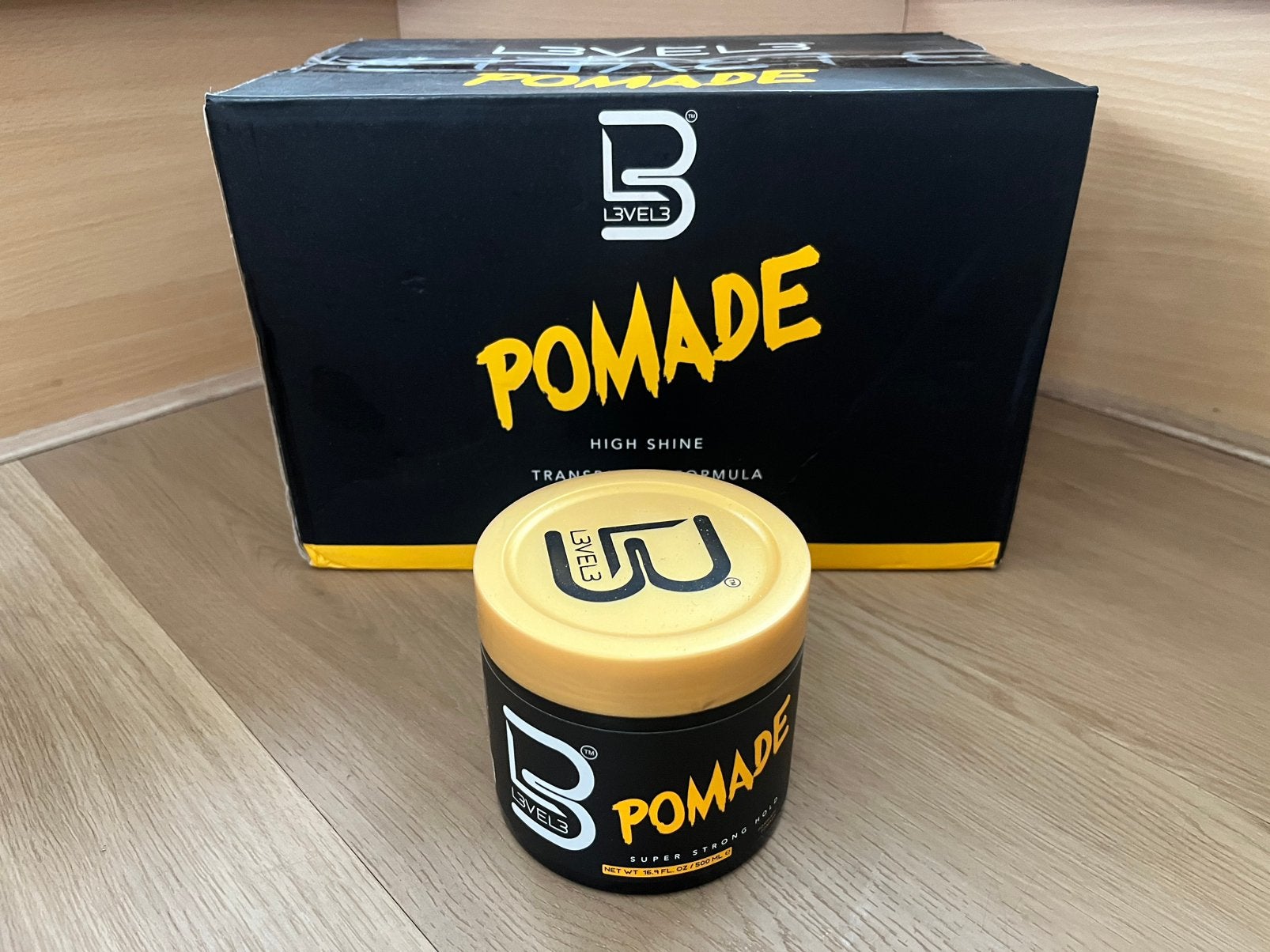 Level 3 Pomade | 500 ml | Op=Op!, Ophalen of Verzenden, Nieuw, Gel, Wax, Haarlak of Mousse