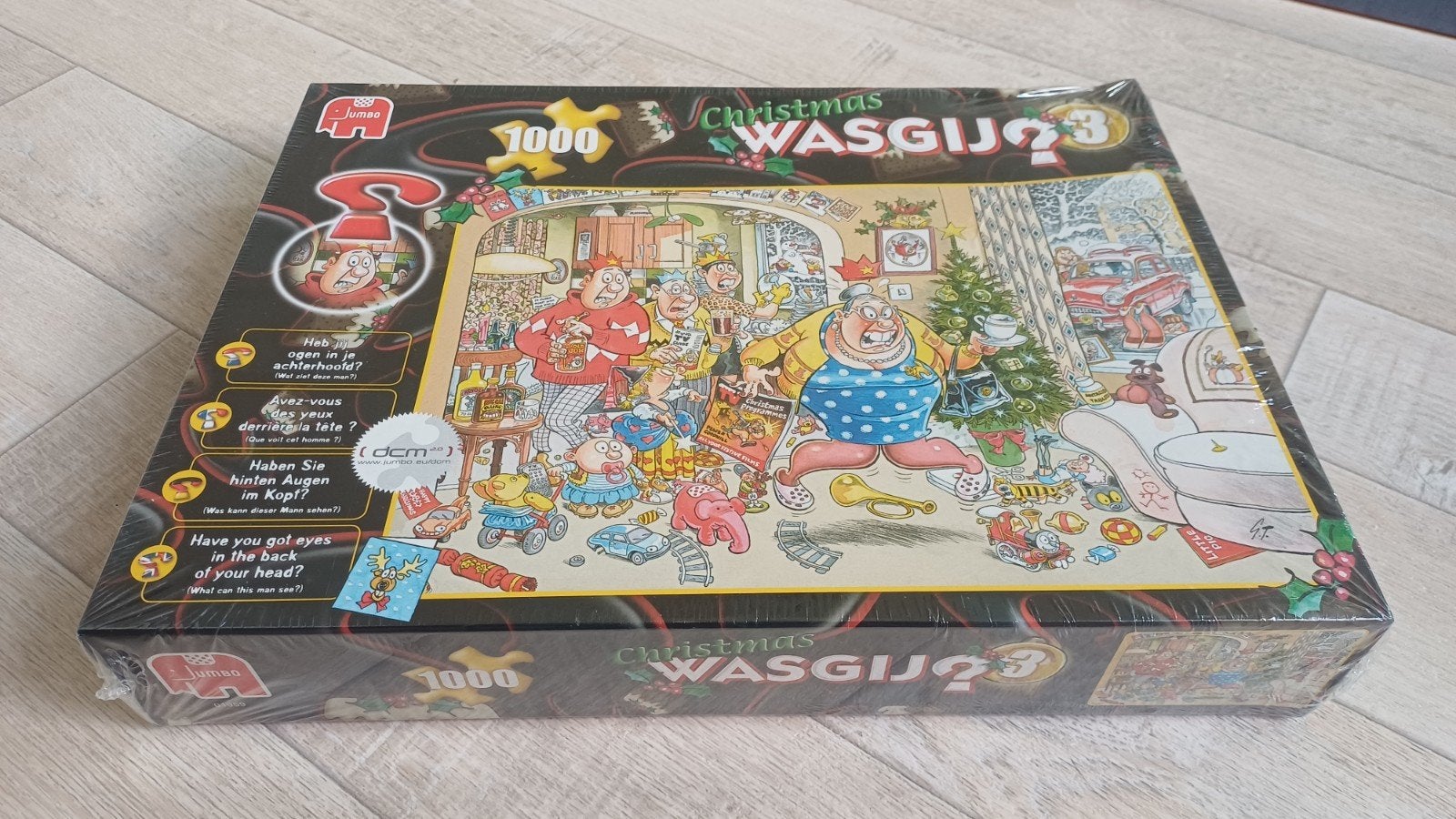 Wasgij Christmas 3: Elfjes Chaos! 1000 stukjes legpuzzel, Ophalen of Verzenden, 500 t/m 1500 stukjes, Nieuw, Legpuzzel