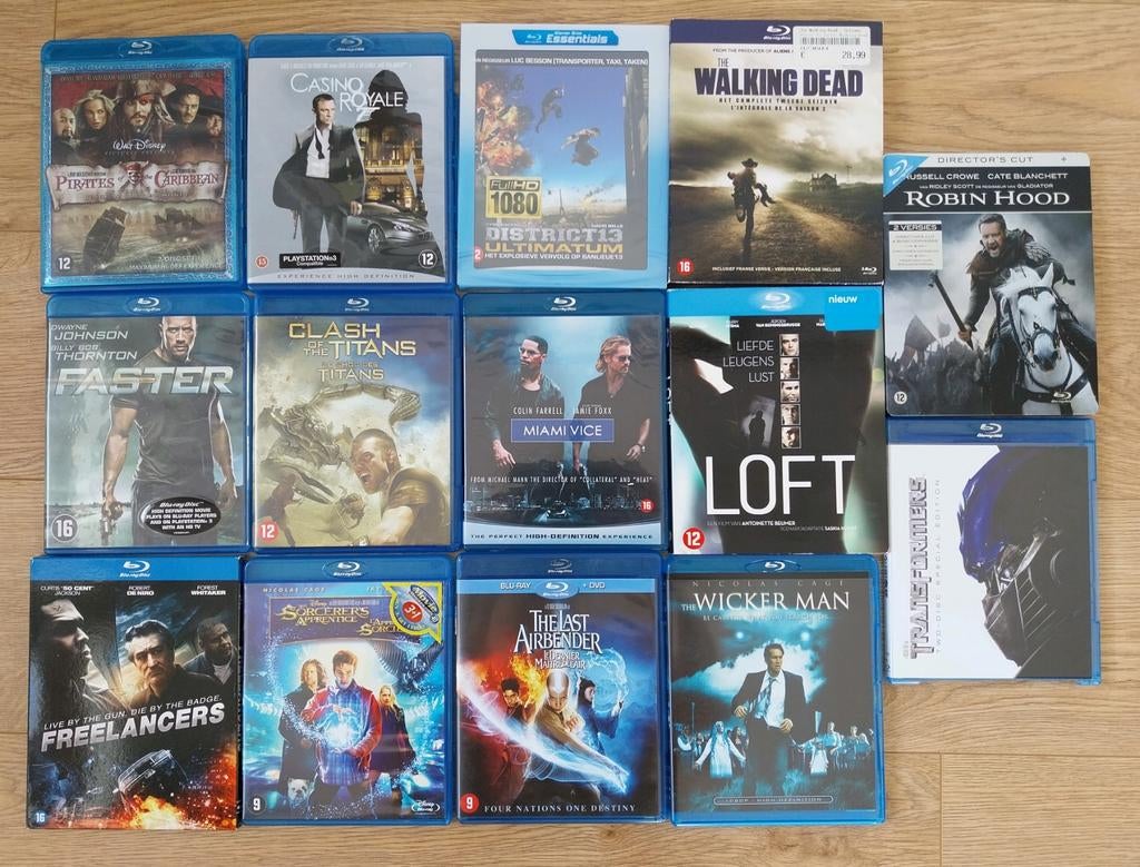 14 Blu-ray s voor  48 euro, Ophalen of Verzenden, Gebruikt