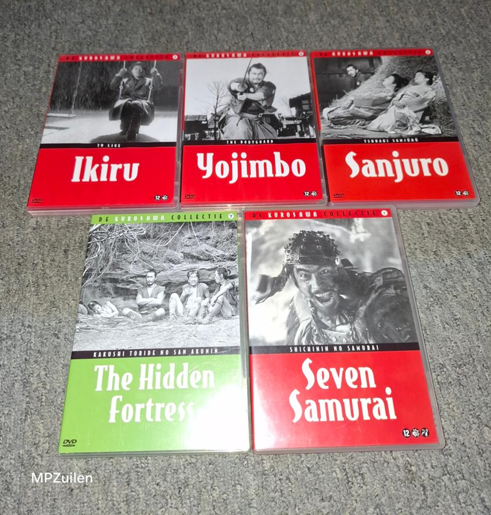 Akira Kurosawa  .. 5 DVD, Cd's en Dvd's, Vanaf 12 jaar, Ophalen of Verzenden, Zo goed als nieuw, Azië