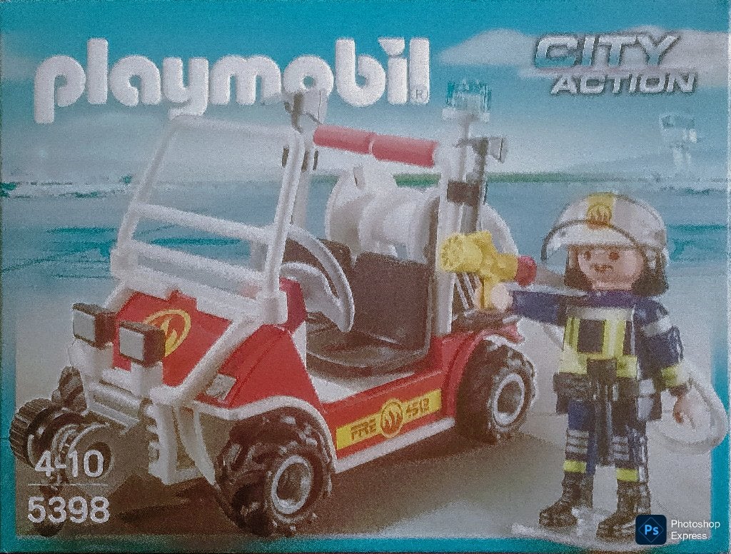 City Action Brandweerbuggy 5398, Kinderen en Baby's, Speelgoed | Playmobil, Ophalen of Verzenden, Gebruikt, Complete set