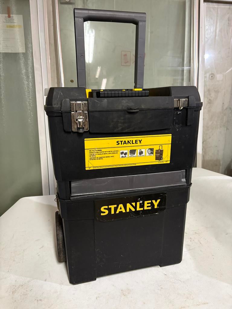 Stanley Gereedschapswagen met gereedschap, Doe-het-zelf en Verbouw, Gereedschapskisten, Ophalen of Verzenden, Zo goed als nieuw