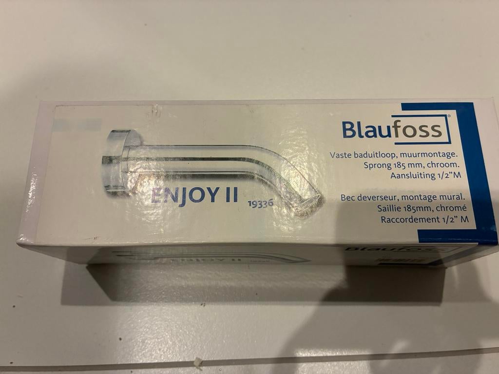 Blaufoss kraan vaste baduitloop muurmontage, Doe-het-zelf en Verbouw, Sanitair, Ophalen of Verzenden, Nieuw, Chroom, Overige typen