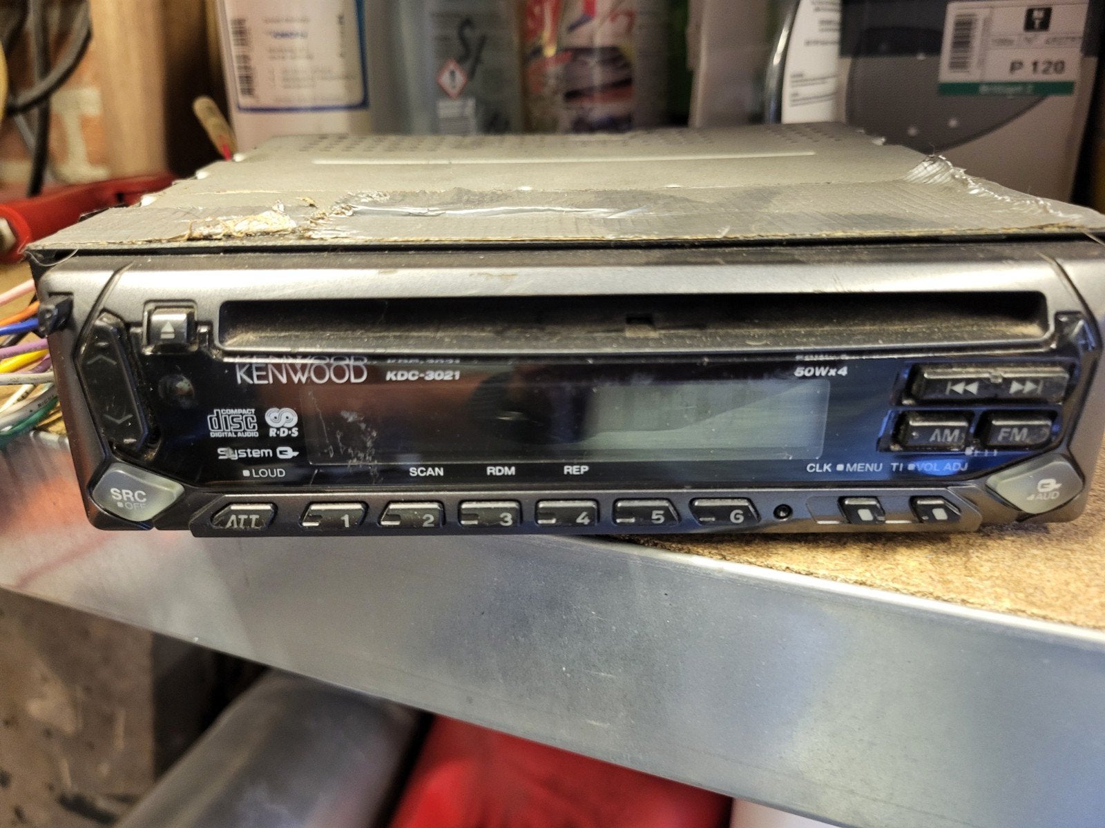 Kenwood Autoradio KDC-3021 met Remus Concord CA50-2 Versterk, Auto diversen, Ophalen