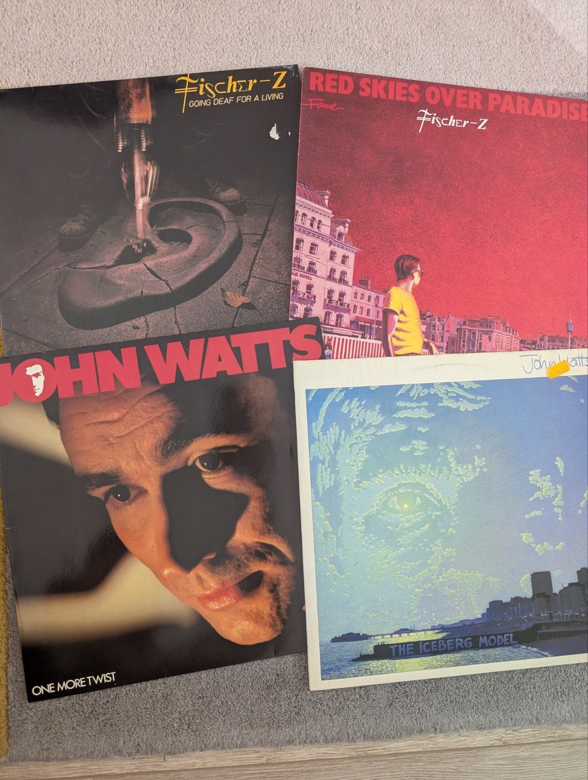 Fischer-Z & John Watts Vinyl LP's - Pop/Rock Collectie, Ophalen of Verzenden, 1980 - 1989, Gebruikt, 12 inch