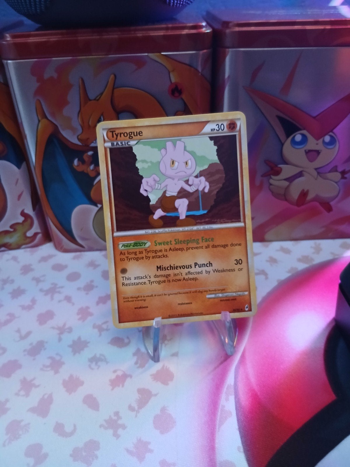 Tyrogue HGSS call of legends set Pokemon kaart, Hobby en Vrije tijd, Verzamelkaartspellen | Pokémon, Ophalen of Verzenden, Zo goed als nieuw