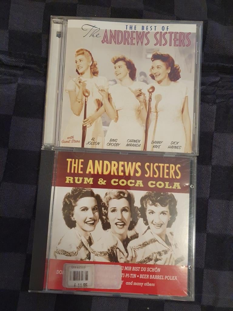 Andrews sisters 2 cd's voor 2 euro partij collectie cd, Verzenden, 1980 tot heden, Gebruikt, Jazz
