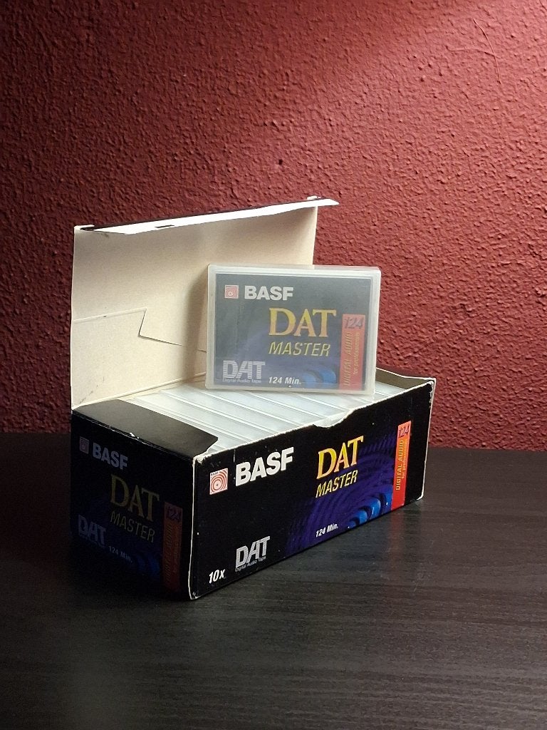 10x BASF DAT Master 124 min Sealed NOS DAT Tapes, 2 t/m 25 bandjes, Overige genres, Ophalen of Verzenden, Nieuw in verpakking