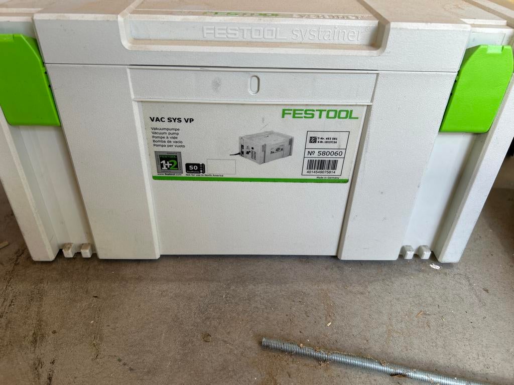 Festool VAC SYS VP Vacuümpomp - Zo goed als nieuw, Ophalen of Verzenden, Zo goed als nieuw, Minder dan 200 liter/min, Minder dan 6 bar