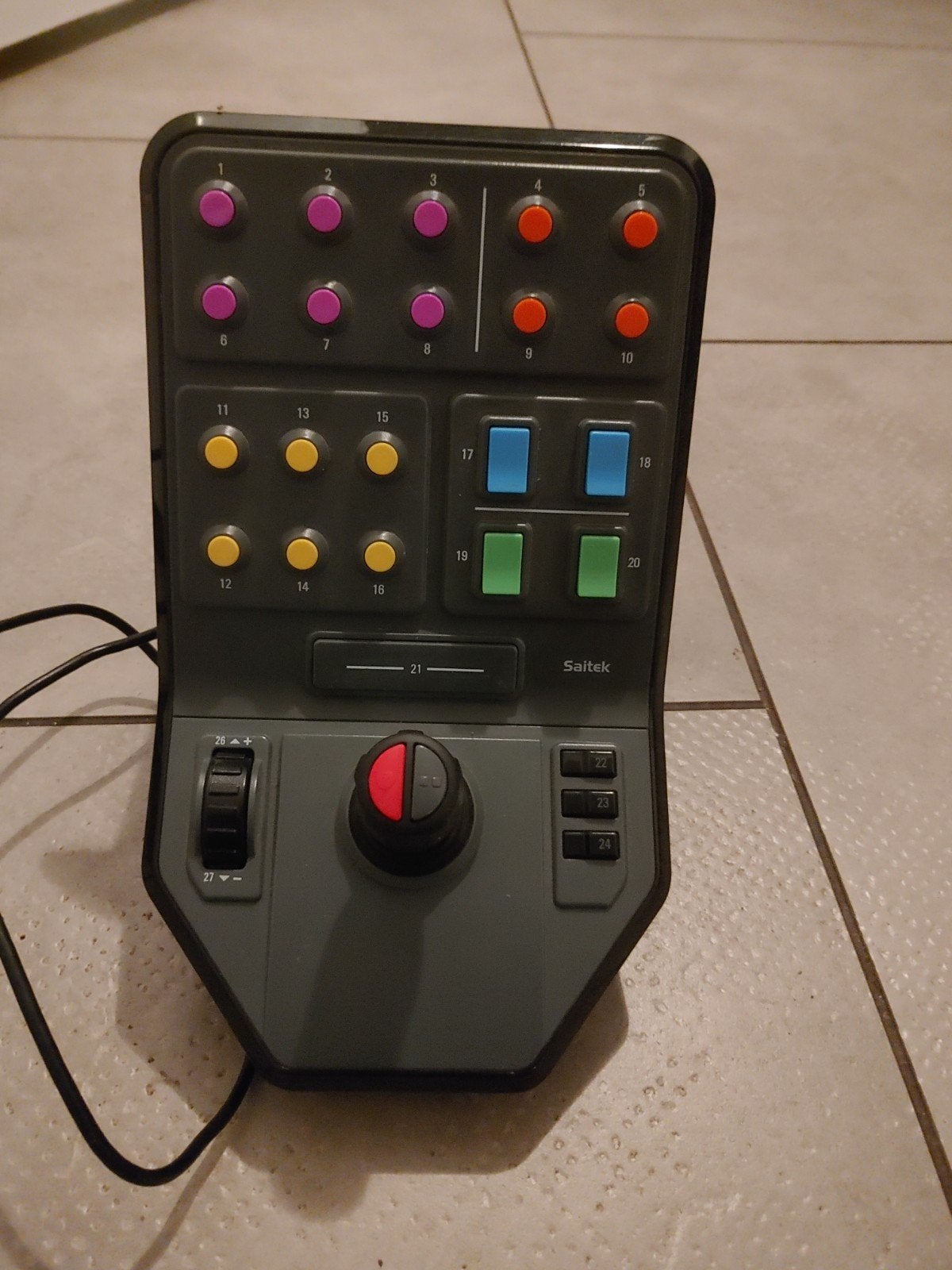 Saitek side panel control deck, Computers en Software, Joysticks, Ophalen of Verzenden, Zo goed als nieuw, Saitek