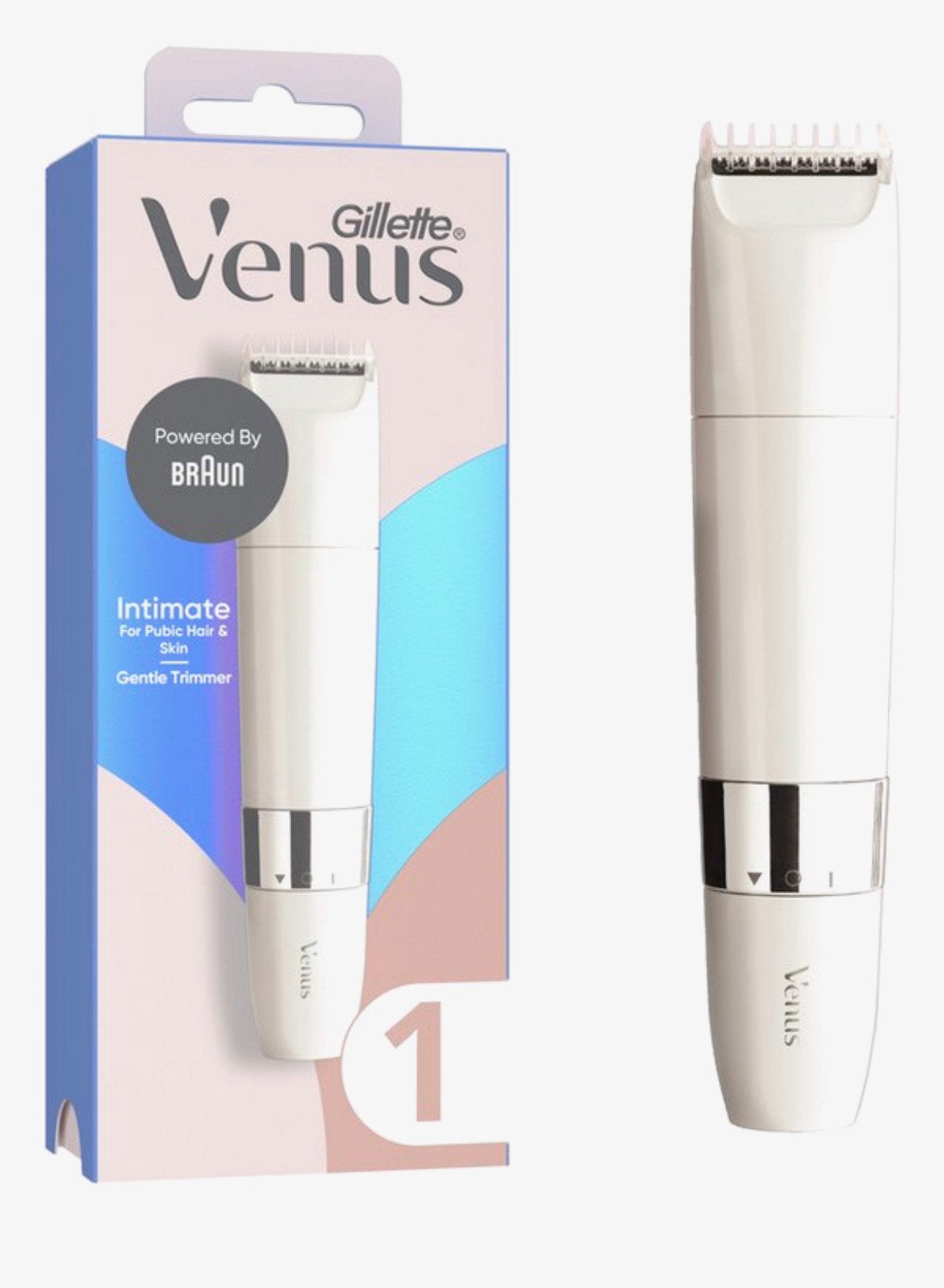 Gilette Venus Braun Intimate gentle trimmer zgan, Witgoed en Apparatuur, Ophalen of Verzenden, Zo goed als nieuw, Scheren en Epileren