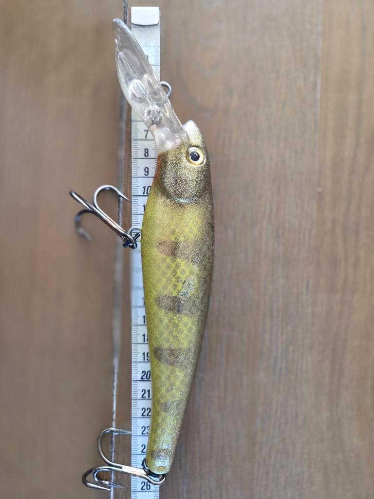 Musky Mania Ernie 9inch Glitter Walleye, Ophalen of Verzenden, Zo goed als nieuw, Overige typen