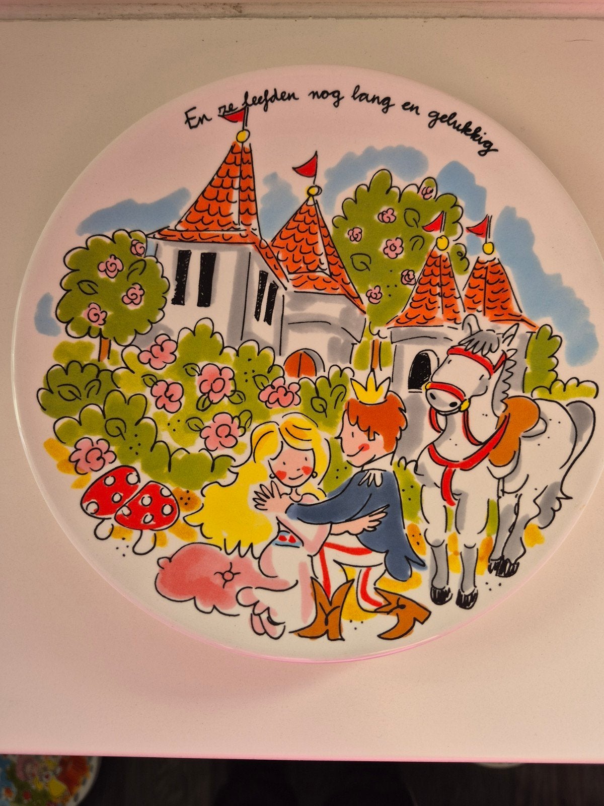 Blond Efteling Ontbijtbordje, Ophalen of Verzenden, Aardewerk, Overige typen