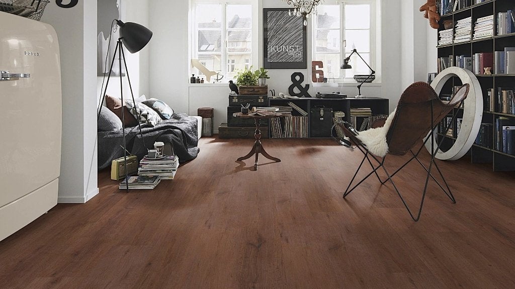 Wineo Klik PVC Rustic Oak Coffee PLC316 Biologisch/organisch, Ophalen, 75 m² of meer, Overige typen, Nieuw