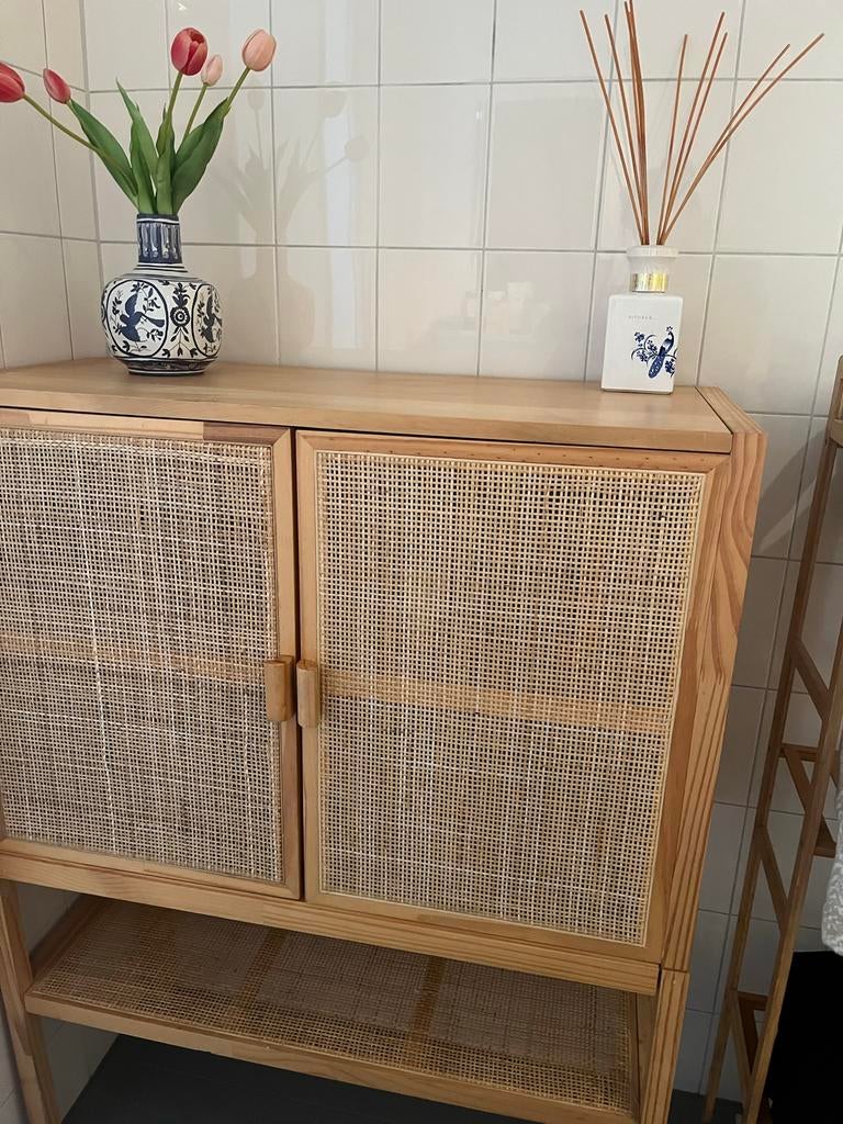 Bloomingville Sanna rotan kast - Zo goed als nieuw, Ophalen, Zo goed als nieuw