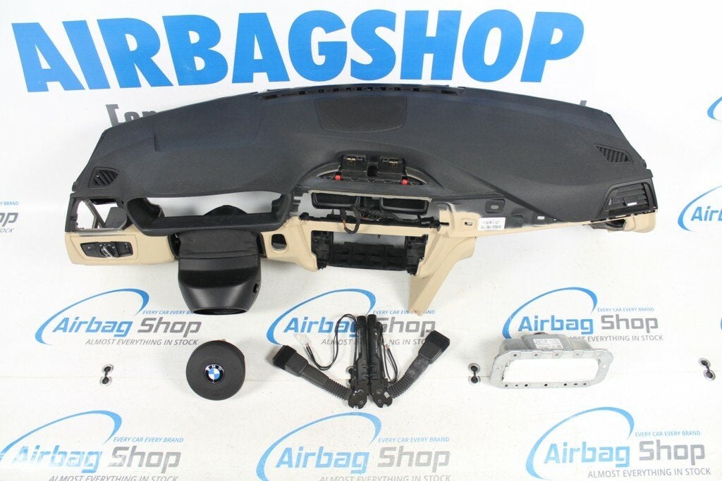 Airbag set - Dashboard M beige speaker BMW 3 serie F30 F31 F, Auto-onderdelen
