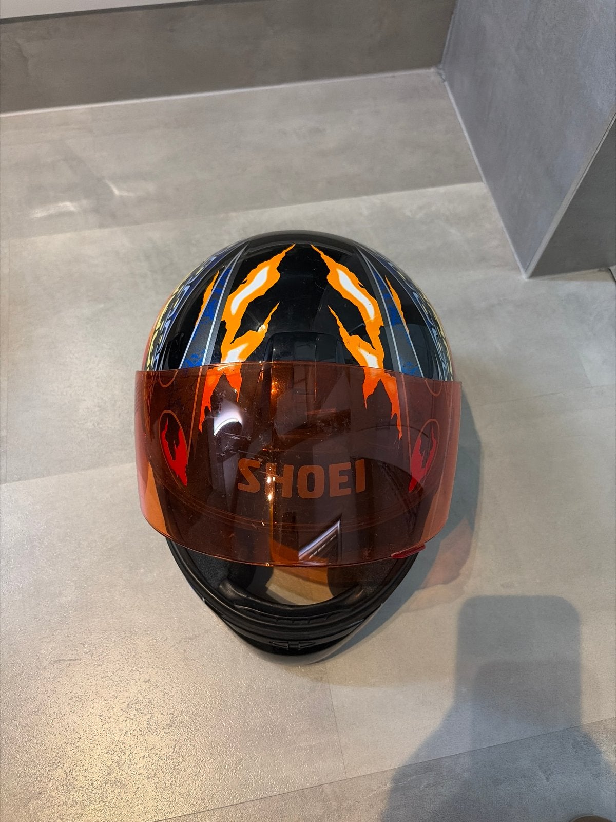 Shoei Integraalhelm met vlammenprint, Ophalen, Heren, Integraalhelm, Shoei