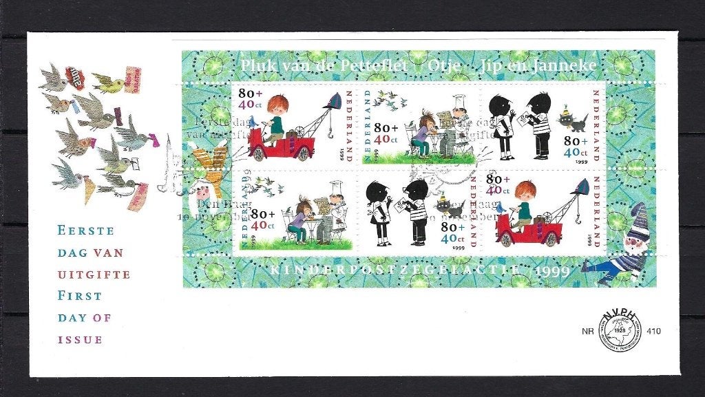 FDC NVPH E410a onbeschreven, Postzegels en Munten, Ophalen of Verzenden, Onbeschreven, Nederland