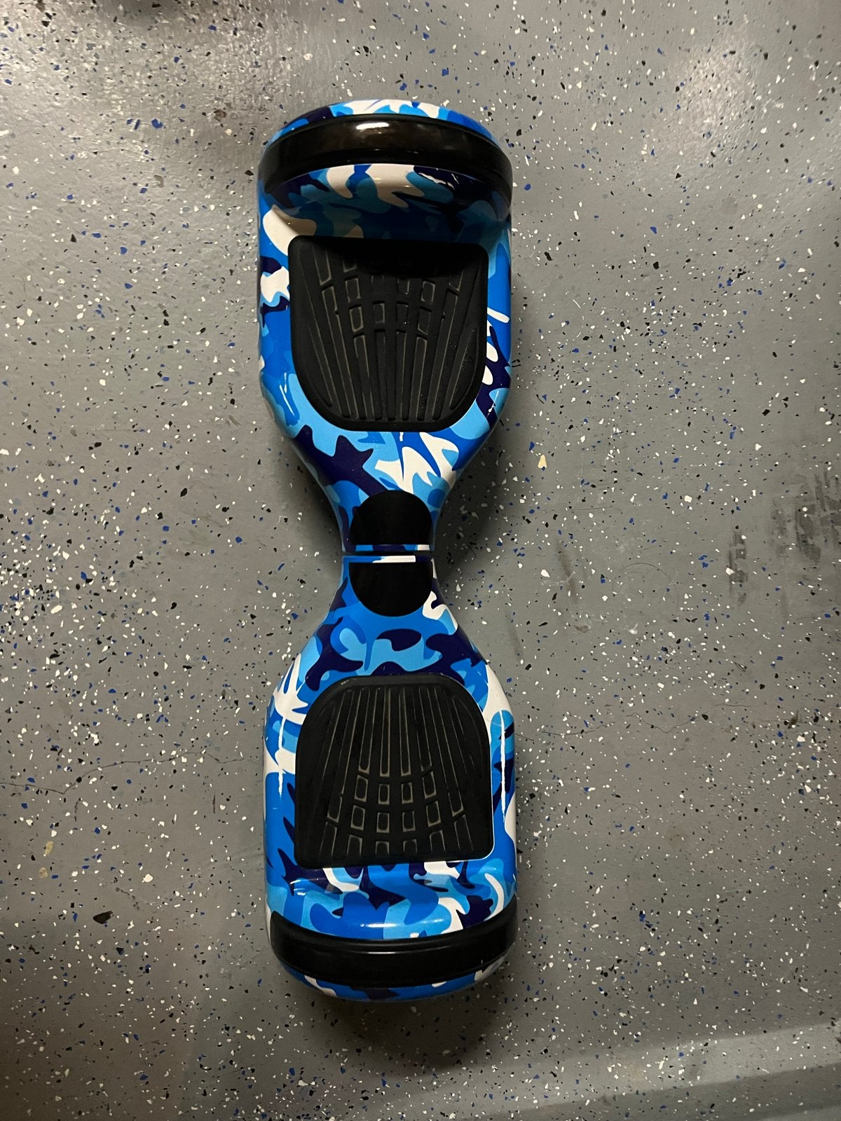 Hoverboard met skelterzitje - Blauw camouflage, Ophalen, Gebruikt, Overige typen