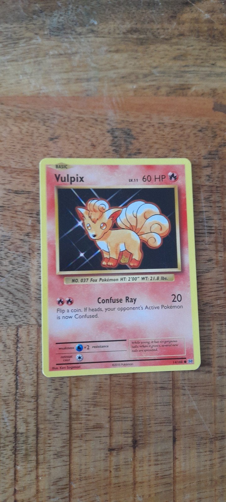 vulpix, Ophalen of Verzenden, Nieuw, Losse kaart