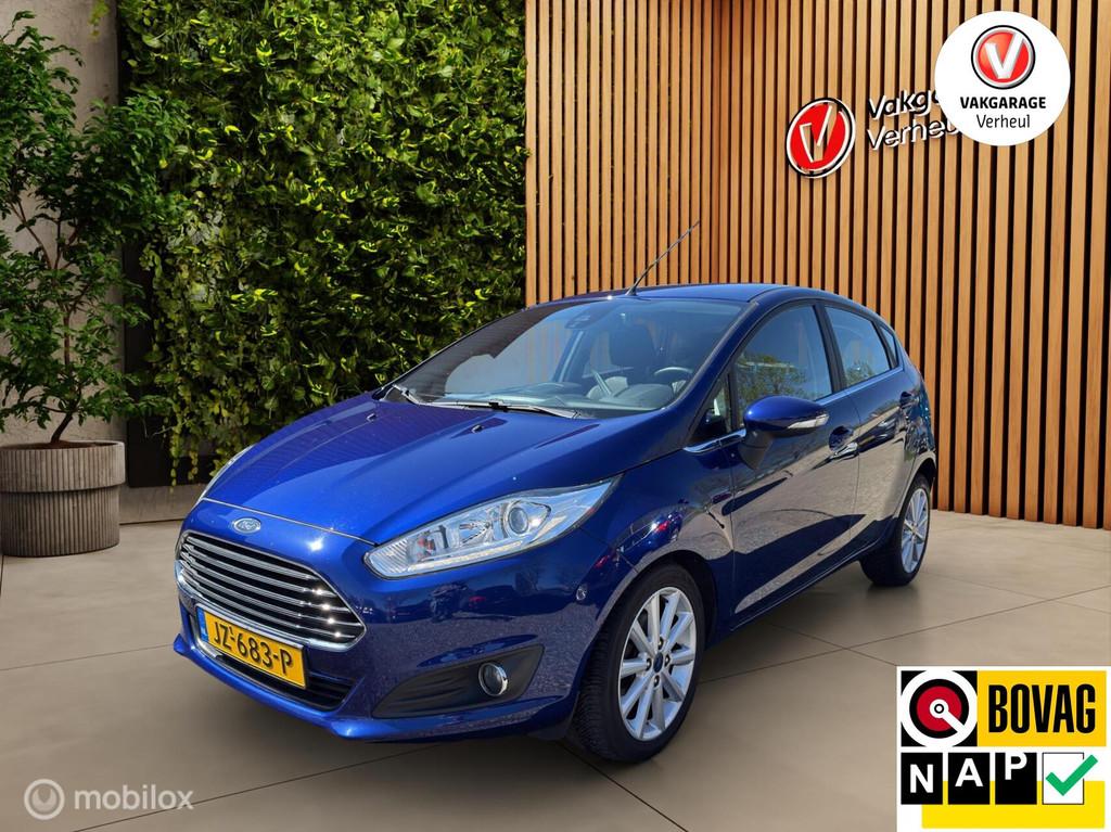 Ford Fiesta 1.0 EcoBoost Titanium|101PK|5Drs|Boekjes|Nap, Auto's, Ford, Bedrijf, Te koop, Fiësta, ABS, Achteruitrijcamera, Airbags