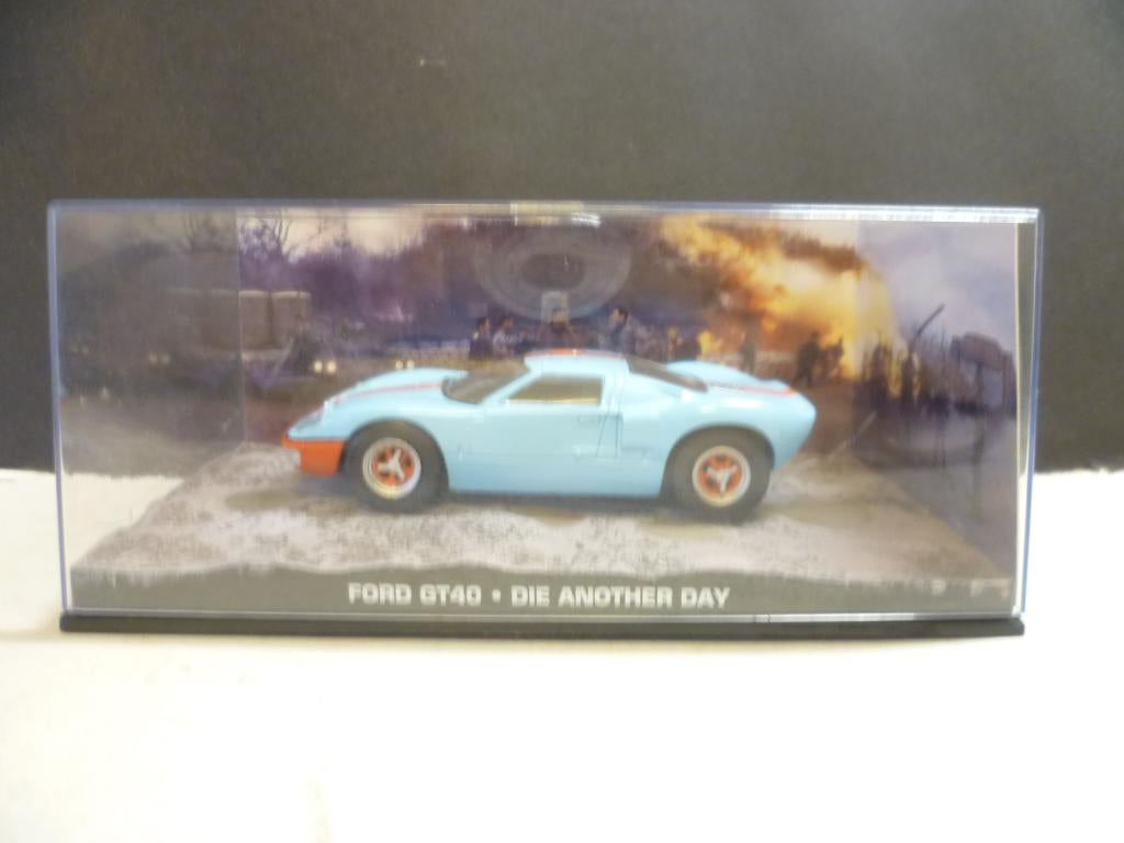 James Bond 007 Ford GT40 Film Die Another Day 1:43 auto, Verzamelen, Ophalen of Verzenden, Nieuw, Film, Beeldje, Replica of Model
