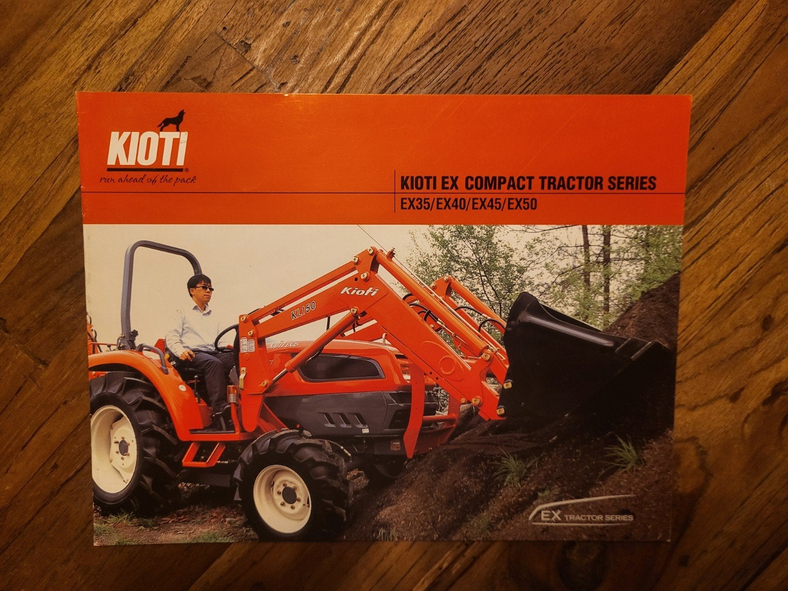 tractor folder Kioti EX compact tractor series, Ophalen of Verzenden, Zo goed als nieuw