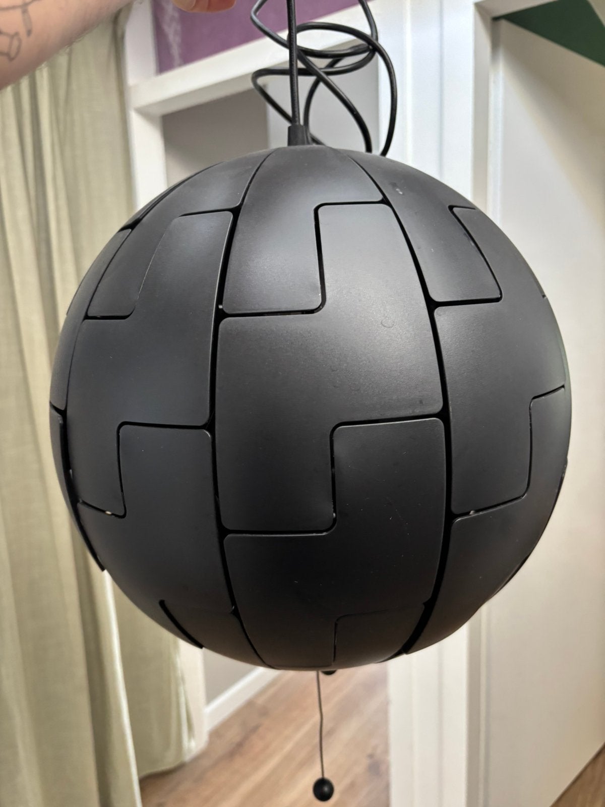 Ikea hanglamp, Ophalen, Zo goed als nieuw, Kunststof, E27 (groot)