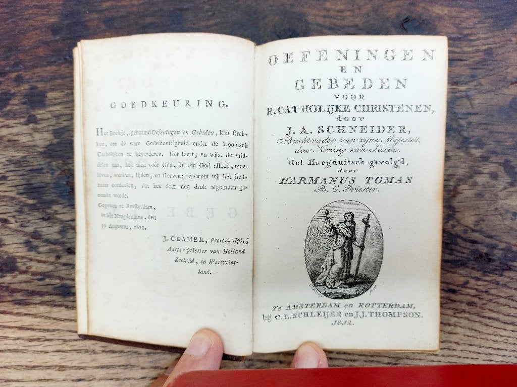 1812 J.A. Schneider; Oefening in gebed, Antiek en Kunst, Ophalen of Verzenden