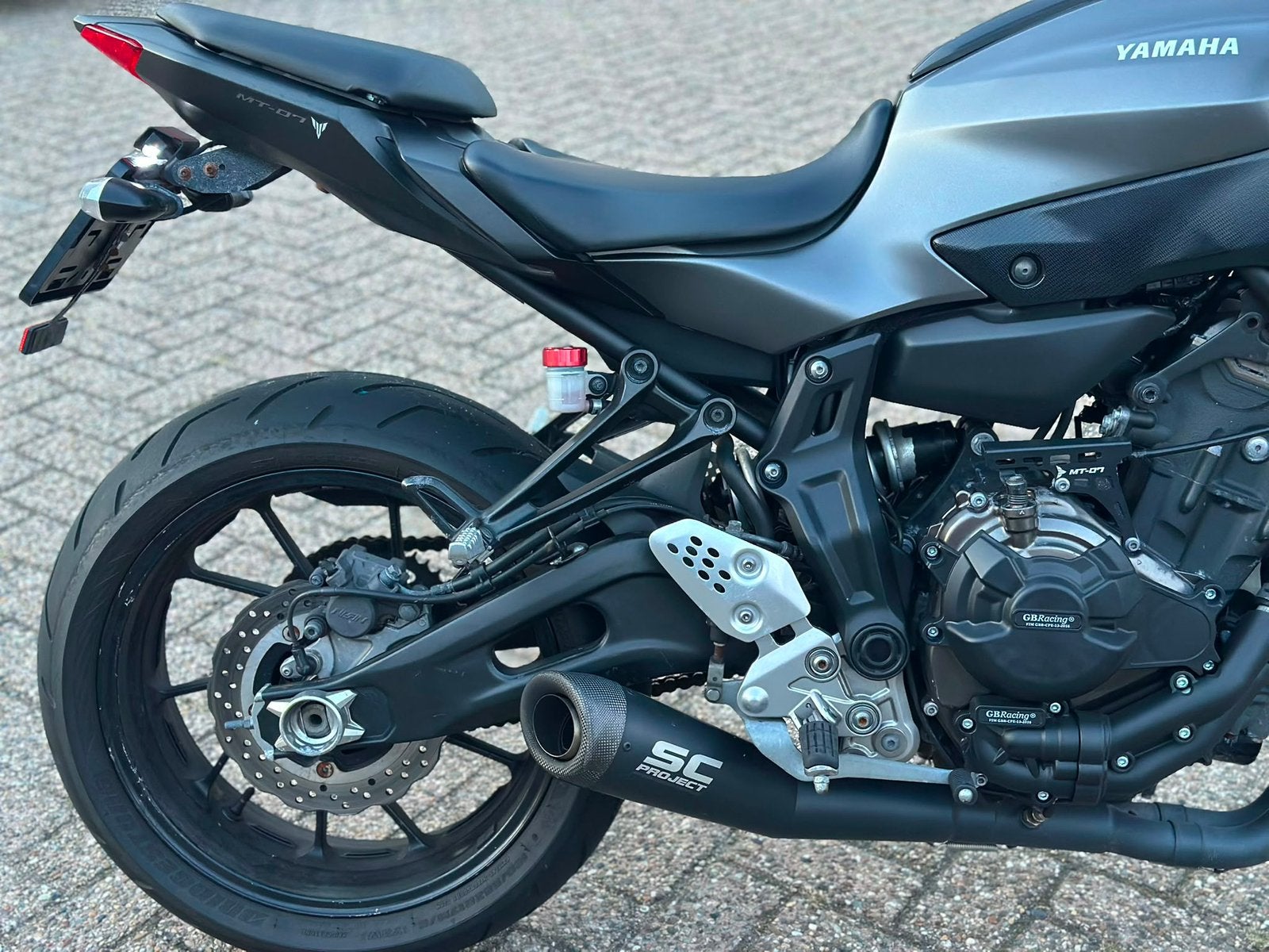 Yamaha mt07 sc project uitlaat 680cc, Ophalen of Verzenden, Nieuw