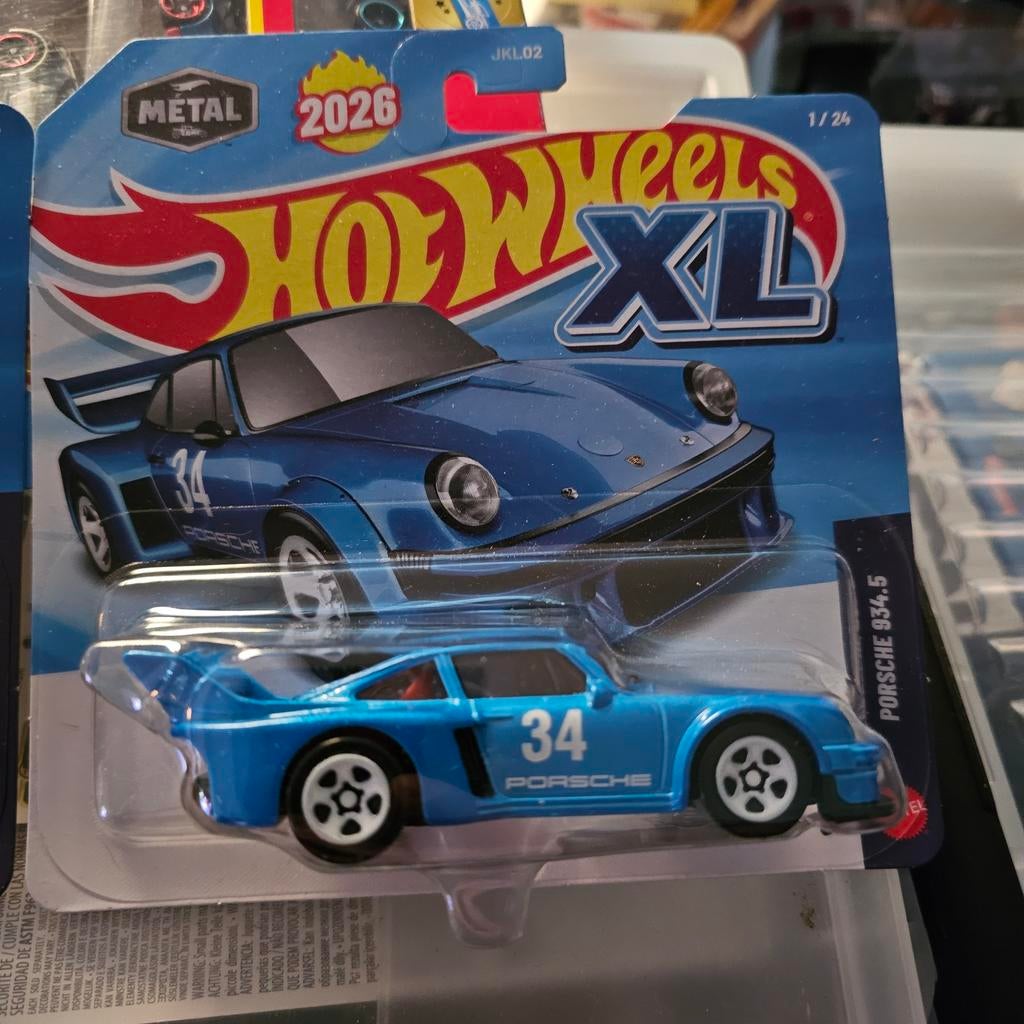 Hot Wheels XL Porsche 934.5 - Blauw (2026), Nieuw, Ophalen of Verzenden, Service.nl@mattel.com, Mattel
