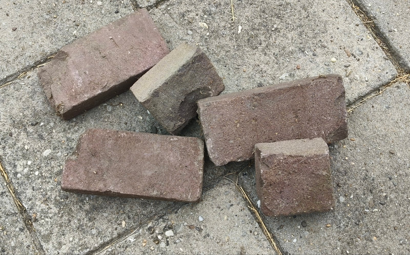 klinkers gebakken, 200*90*45 ongeveer 250 stuks, Ophalen, Gebruikt