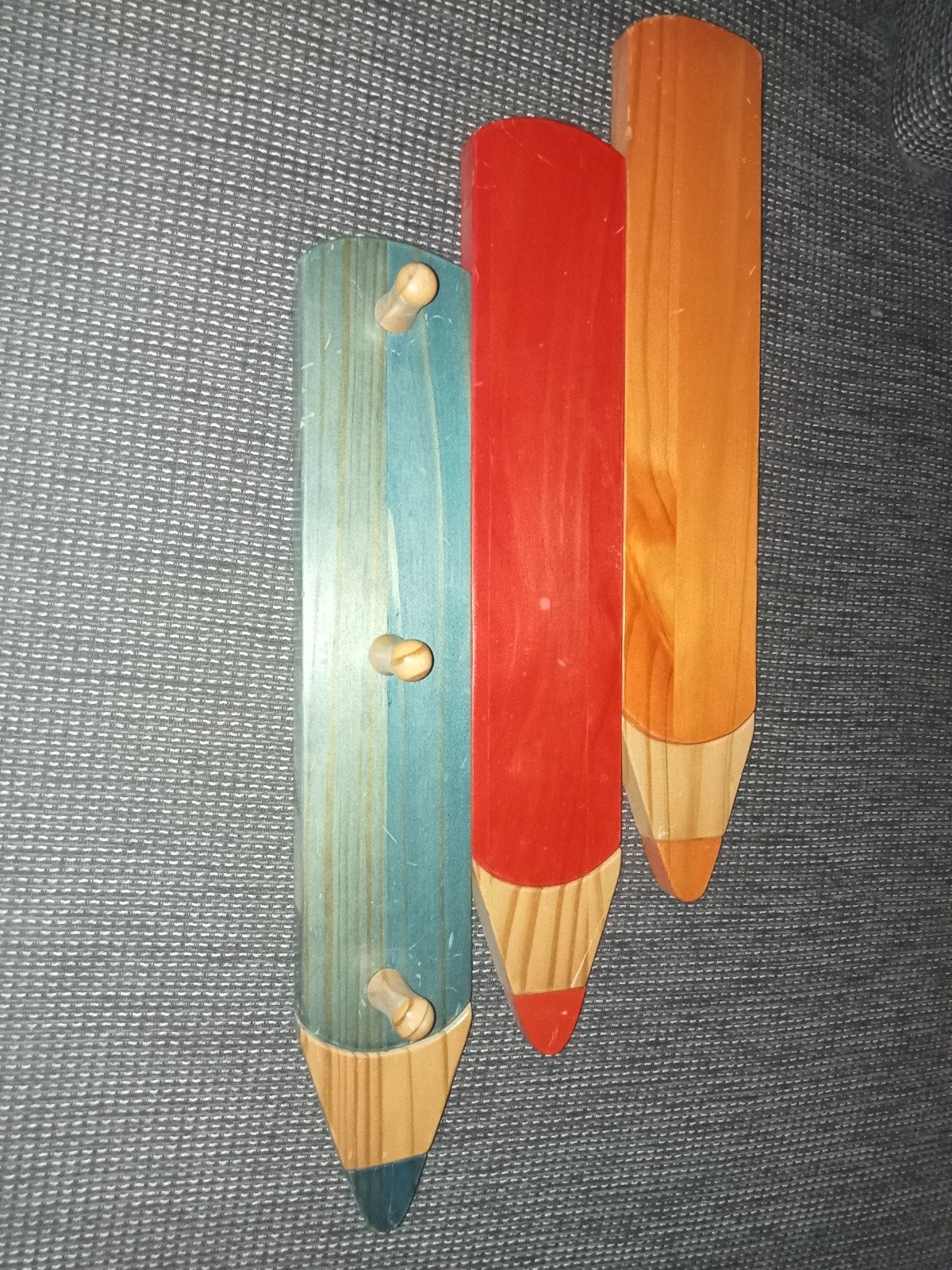 Vintage kapstok potloden, Gebruikt, Ophalen of Verzenden, Minder dan 100 cm, Kinderkapstok