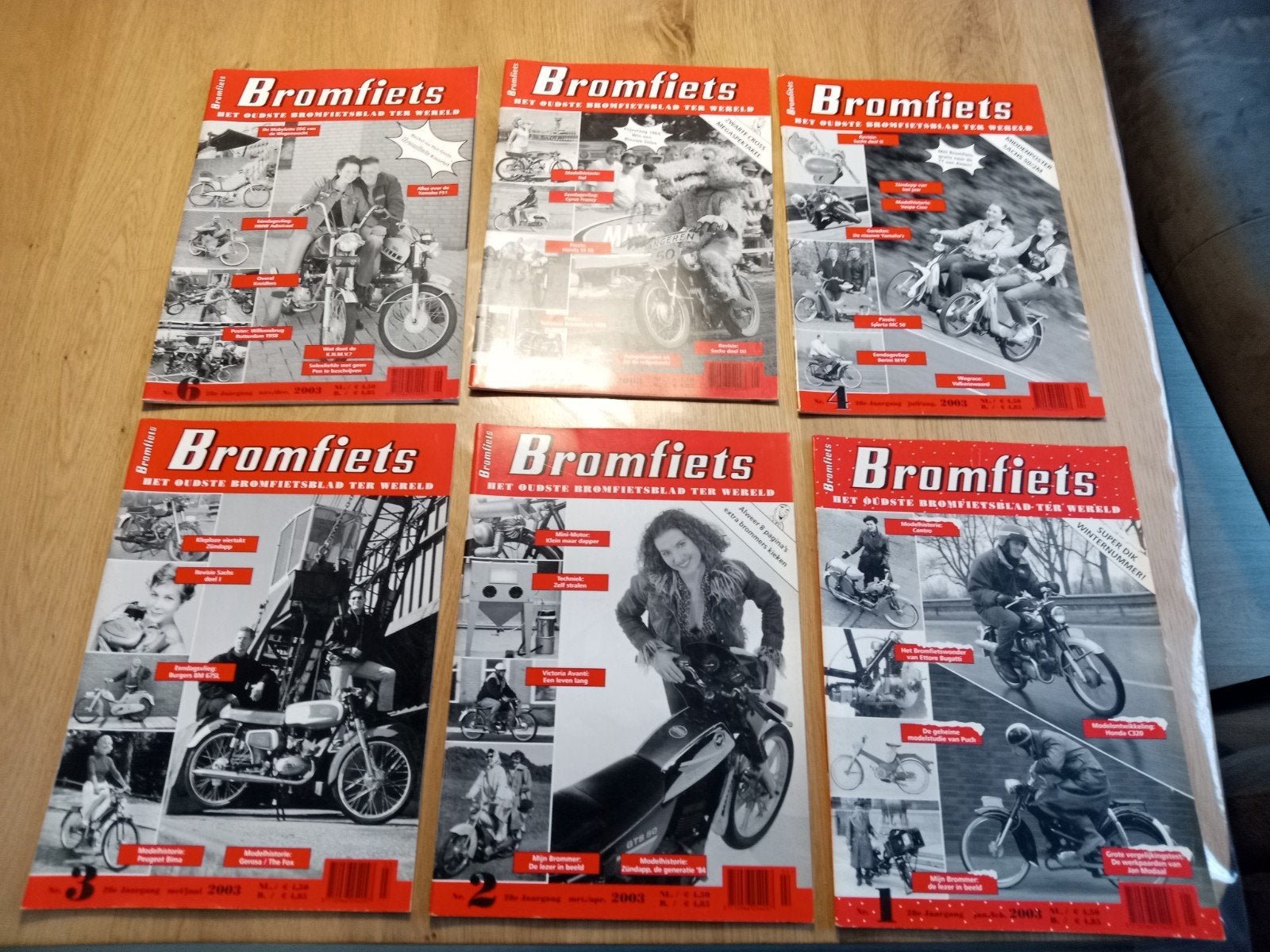 Bromfiets tijdschriften - diverse jaargangen, Ophalen of Verzenden, 1980 tot heden, Nederland, Tijdschrift